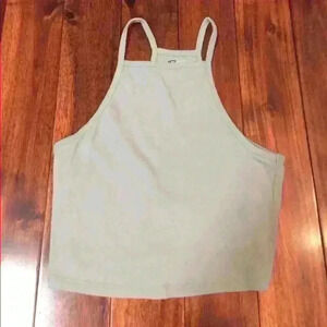 Green Crop Top